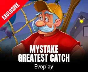 Machine à sous exclusive Mystake Greatest Catch d'Evoplay