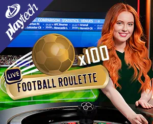 Football French Roulette en direct chez Playtech