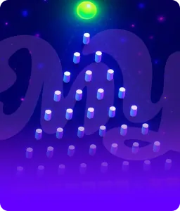 Mini-jeu Plinko du casino Mystake